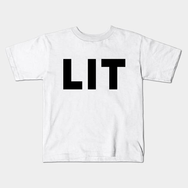 Lit Kids T-Shirt by WildSloths